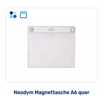 Gitterboxtaschen Magnet A6