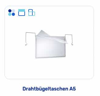 Gitterboxtaschen Drahtbuegel A5