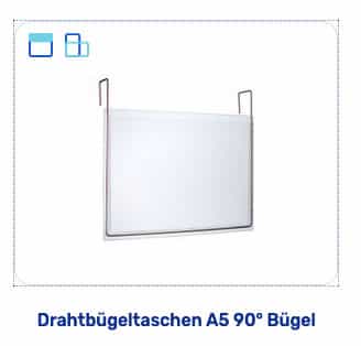 Gitterboxtaschen Drahtbuegel 90 Grad A5